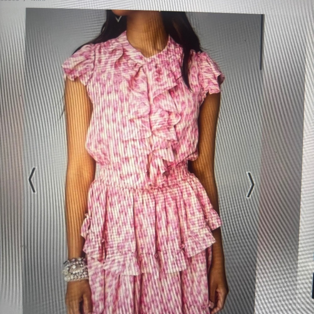 Buddy Love Astrid Ruffle Front Mini Dress